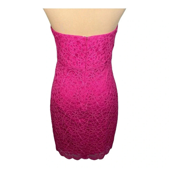 Diane Von Furstenberg Walker Deep
Carnation Pink Strapless Dress Sz Small - Picture 4 of 11